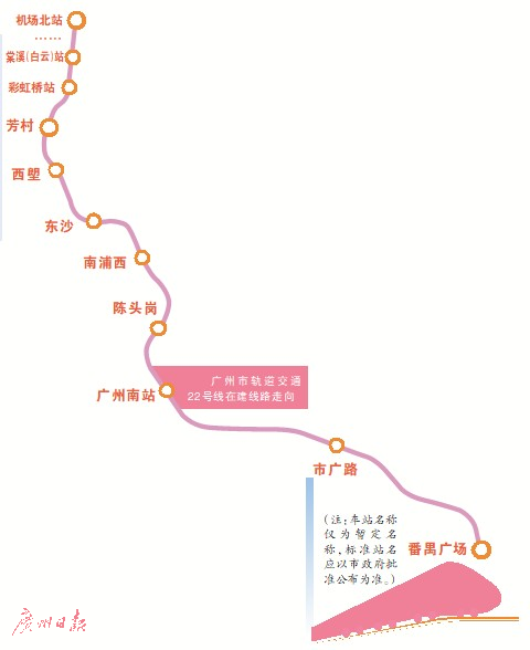 广州22号线地铁北延线图片