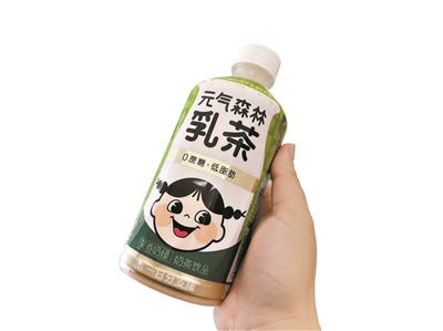 |在售元气森林乳茶仍标注“0蔗糖”
