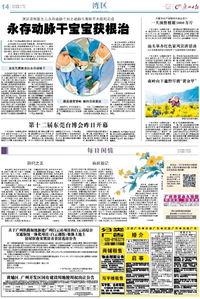 广州日报头版今日图片